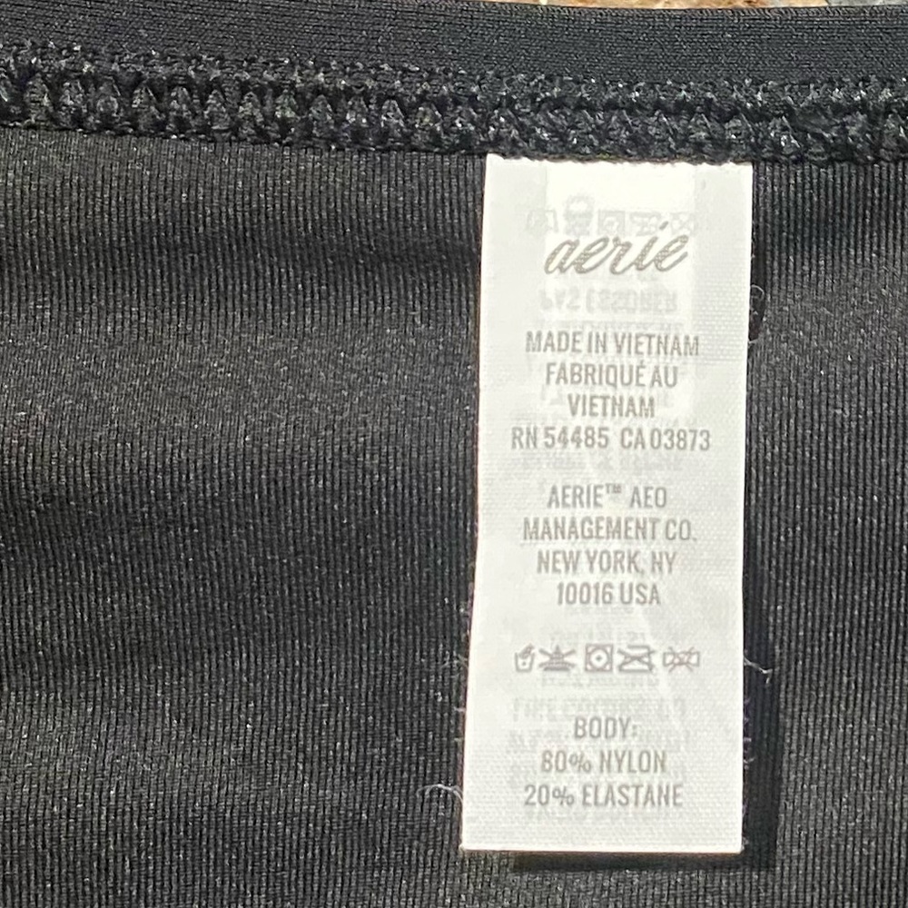 AERIE BLACK BIKINI BOTTOMS - Picture 5 of 11
